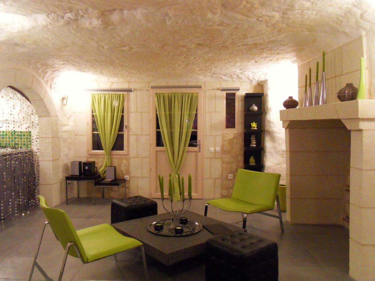 Bed and Breakfast Troglodelice Azay-le-Rideau Exterior foto